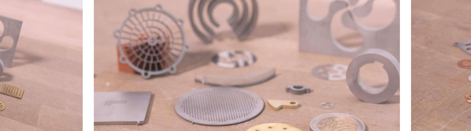 Foto de piezas de microcorte